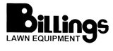 Billings Lawn Equipment logo in black and white